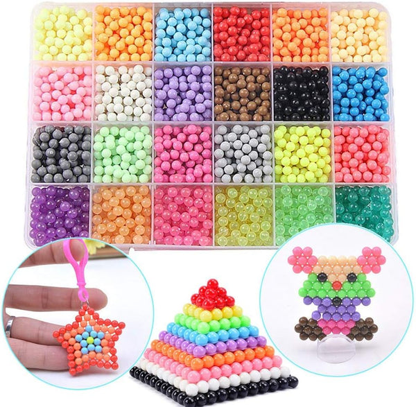 24-Color Water Fuse Bead Craft Kit